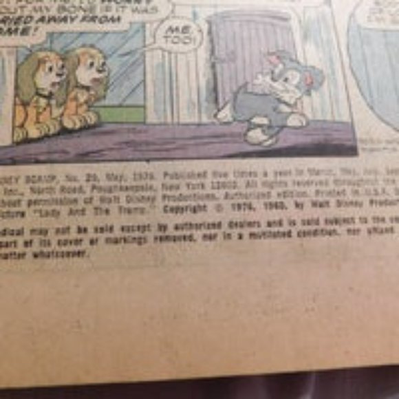 WALT DISNEY SCAMP Comic Book Issue 29 1976 - Picture 3 of 4